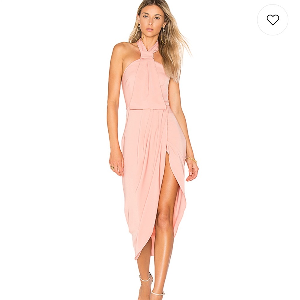 Knot draped dress
